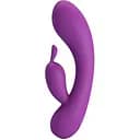 Вібратор-кролик Pretty Love Grace 16.5 см фіолетовий