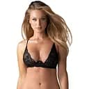 Бюстгальтер Obsessive Nutris XL/2XL чорний