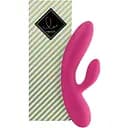 Вібратор-кролик FeelzToys Lea 20.2 см рожевий