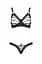 Комплект из экокожи Passion Celine Bikini black 4XL/5XL - миниатюра 3