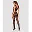 Сітчастий бодістокінг з вирізами та малюнком Obsessive Bodystocking G328 S/M/L, чорний - мініатюра 4