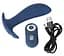Стимулятор простати Vibrating Butt Plug, 12 см синій - мініатюра 8