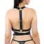 Кожаная портупея Art of Sex - Melani Leather harness, Черная, XS-M - миниатюра 3