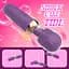 Вібратор B - Series Cute Little Fairy Wand 14 см (фіолетовий) - мініатюра 22