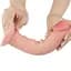 Фалоімітатор Lovetoy Sliding Skin Dual Layer Dong 8" 20 см тілесний - мініатюра 4