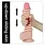 Фалоімітатор Lovetoy Sliding-Skin Dual Layer Dong 9 24 см тілесний - мініатюра 7