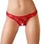 Жіночі стрінги Cottelli Collection Lace G-string red M Cottelli 513223200023031 90453 - мініатюра 2