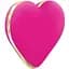 Вібратор Rianne S Heart Vibe 5.5 см фуксія - мініатюра 1