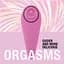 Пульсатор для клітора плюс вібратор FeelzToys FemmeGasm Tapping & Tickling Vibrator Pink - мініатюра 6