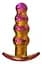Анальна пробка із вібрацією скляна Dream Toys Glamour Glass - мініатюра 6