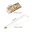 Затискачі для сосків з легкою підвіскою LOCKINK Adjustable Nipple Clamps with Light Pendant - Golden LOCKINK SX0848 99872 - мініатюра 4