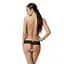 Кружевные стринги с доступом Senia Thong black - Passion L/XL - миниатюра 2
