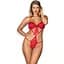 Боді Obsessive Giftella L/XL червоний - мініатюра 1