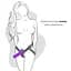 Дилдо с вибрацией Adrien Lastic Hitsens 3 Purple, отлично для страпона, диаметр 4 см, длина 18,2 см - миниатюра 5