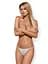 Сексуальные стринги Obsessive Luiza L/XL белый - миниатюра 2