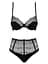 Комплект белья Obsessive Sharlotte S/M черный - миниатюра 5