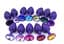 Фиолетовая силиконовая пробка с камнем, М Афродита АПФ midi 89267 - миниатюра 2