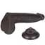 Фалоімітатор Sliding-Skin Dual Layer Dong 8.5'' 22 см чорний - мініатюра 7