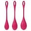 Набір вагінальних кульок Satisfyer Yoni Power 1, 3 шт., червоний - мініатюра 1