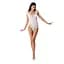 Бодистокинг Passion BS064 white боди закрытое плечо S/M/L - миниатюра 2