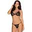 Комплект с цепочками Obsessive Pantheria 2-pcs Set black S/M - миниатюра 1