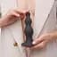 Насадка для страпону Strap-On-Me Dildo Plug Beads Black XXL - мініатюра 6