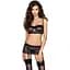 Комплект білизни Passion CANNE Set black L/XL - мініатюра 1
