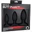 Набор анальных пробок Nexus Butt Plug Trio диаметр 3-4-5 см - миниатюра 2