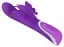 Вібратор-кролик Sweet Smile Rechargeable Rotating 23 см фіолетовий - мініатюра 3