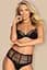 Комплект білизни - Obsessive Sharlotte set, S/M Obsessive 89717 91302 - мініатюра 1