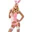 Еротичний костюм зайчика Obsessive Bunny suit 4 pcs costume Pink S/M, рожевий - мініатюра 1