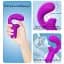Вібратор I’MCUM DeepHook Dual Vibrator Purple для стимуляції точки G та клітора (IM-ZDB404) - мініатюра 5