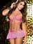 Комплект у сітку S-M Рожевий - мініатюра 1