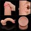 Фалоімітатор LoveToy Sliding-Skin Dual Layer Dong King Sized 31 см тілесний - мініатюра 20