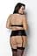 Комплект из экокожи Passion Nancy Set black 4XL/5XL - миниатюра 2