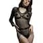 Портупея на груди Feral Feelings - Harness Bra, ліф, натуральна шкіра, колір чорний - мініатюра 1