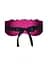 Кружевная маска Obsessive Roseberry One Size фуксия - миниатюра 3