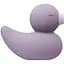Вакуумный вибратор-уточка CuteVibe Ducky Grey - миниатюра 1