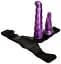 Страпон подвійний I'MCUM Amethyst Pleasure Фіолетовий (IM-KYJ241) - мініатюра 3