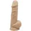 Вібратор SilexD Premium Silicone Dildo Model 1 Size 8.5" LRS 21.5 см тілесний - мініатюра 1
