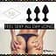 Набор силиконовых анальных пробок FeelzToys Bibi Butt Plug Set 3 шт. Black - миниатюра 5