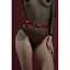 Гартеры Feral Feelings - Belt Briefs, трусики, натуральная кожа, Червоний - миниатюра 1