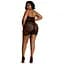 Сукня-бодістокінг Moonlight Plus Model 10 XL-XXXL Black - мініатюра 2