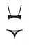 Комплект из экокожи Passion Celine Bikini black 4XL/5XL - миниатюра 4