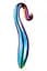 Фаллоимитатор Glamour Glass Elegant Curved 18 см мульти - миниатюра 2