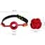 Розкішний кляп у вигляді троянди Zalo - Rose Ball Gag - мініатюра 2