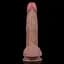 Фалоімітатор Dual Layered Silicone Cock 7" 18 см (коричневий) - мініатюра 3