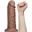 Вібратор Lovetoy Realistic Chubby Dildo 10.5'' 26.6 см коричневий - мініатюра 3