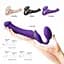 Страпон Strap-On-Me Vibrating L, 19 см (фіолетовий) - мініатюра 8