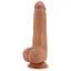 Фаллоимитатор Pretty Love Sliding Skin Draco 9.2quot; 23.3 см (коричневый) - миниатюра 7